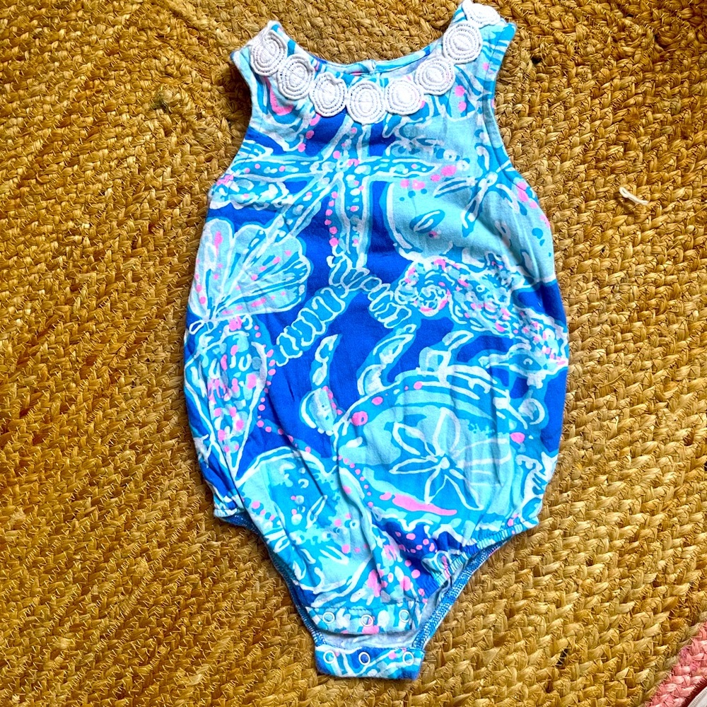 Lilly Pulitzer onesie